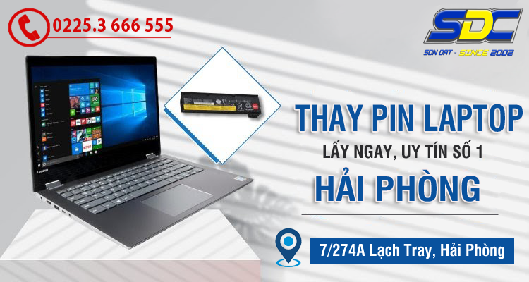 Sơn Đạt.,JSC thay pin laptop uy tín, chất lượng số 1 Hải Phòng