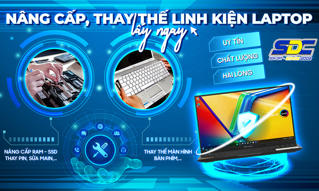 Sơn Đạt JSC sửa chữa laptop lấy ngay uy tín