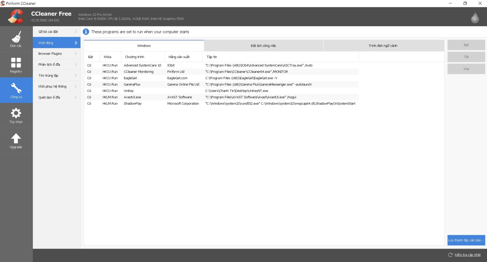 Hướng dẫn dọn rác, tăng tốc máy tính bằng CCleaner