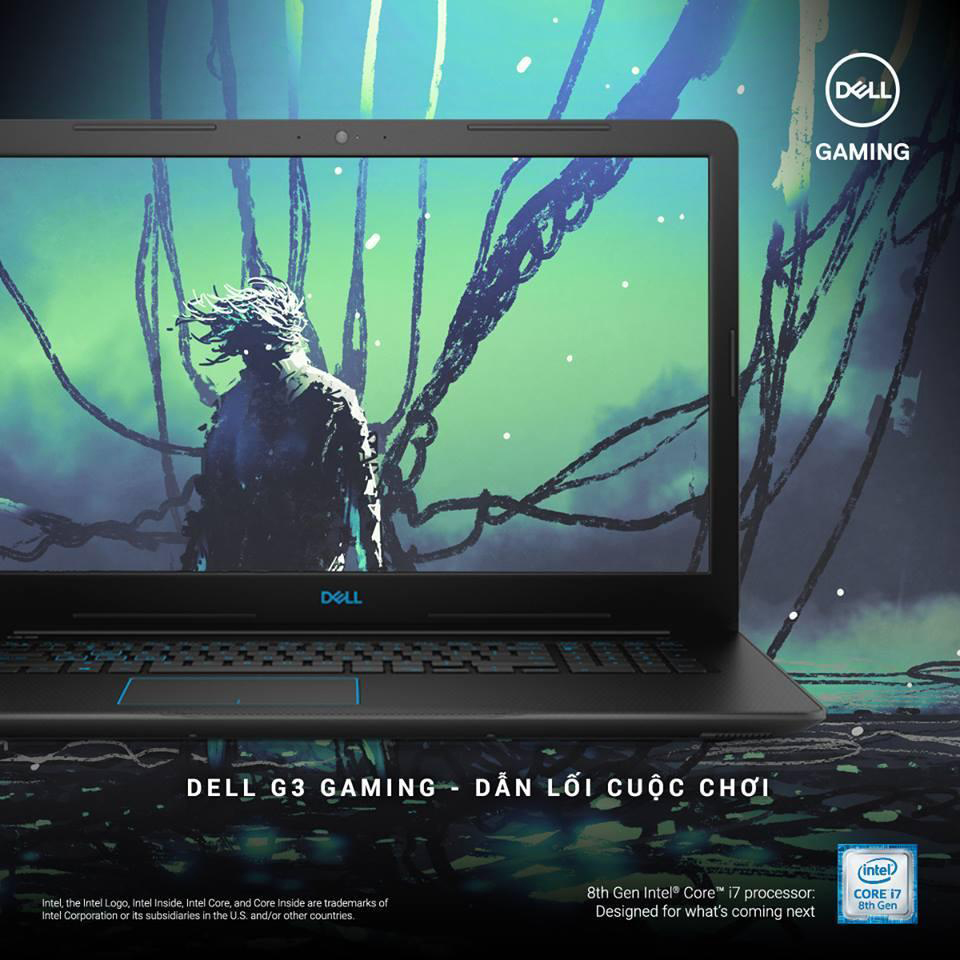 Notebook Dell G3 15 Gaming Intel i5-10300H/8GB(2x4)/1TB+256GB SSD PCIe/15.6" FHD/GTX1650 4GB/FP/Win10 Home/Black