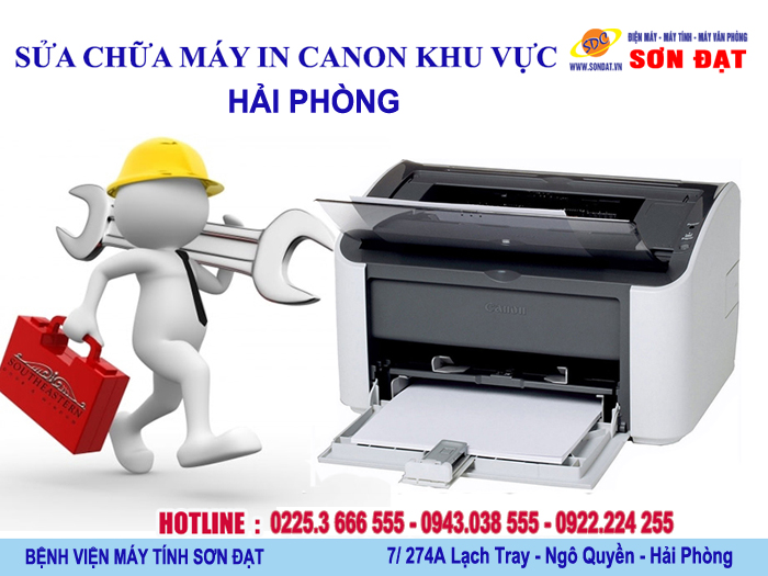 Địa chỉ sửa chữa máy in Canon tại nhà nhanh chóng, chất lượng tại Hải Phòng