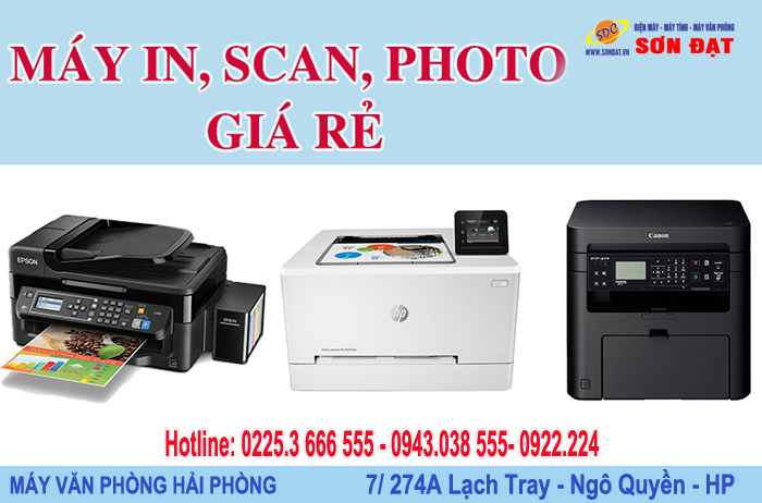 Điểm qua một số máy in Scan photo giá rẻ, chính hãng HP, Canon, Espon