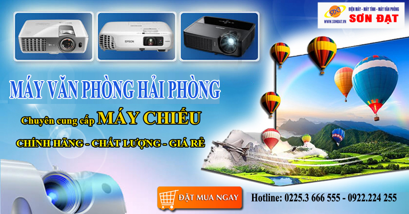 Máy văn phòng Hải Phòng: Địa chỉ cung cấp máy chiếu chính hãng, giá tốt nhất tại Hải Phòng