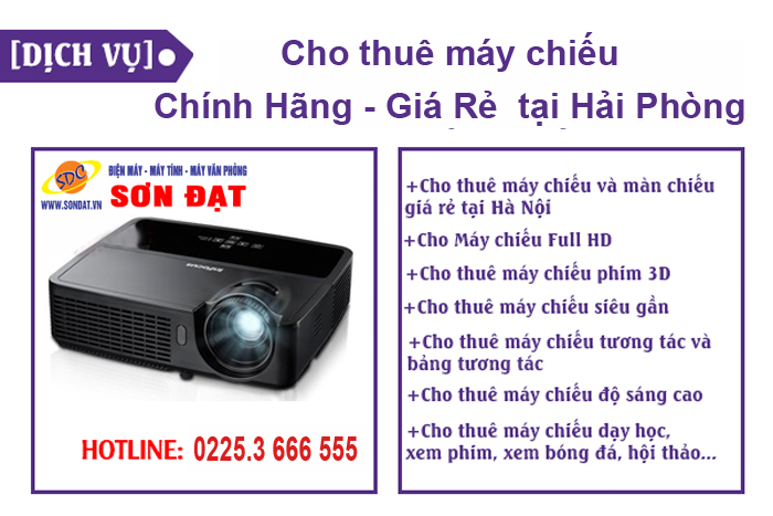 Dịch vụ cho thuê máy chiếu cường độ cao