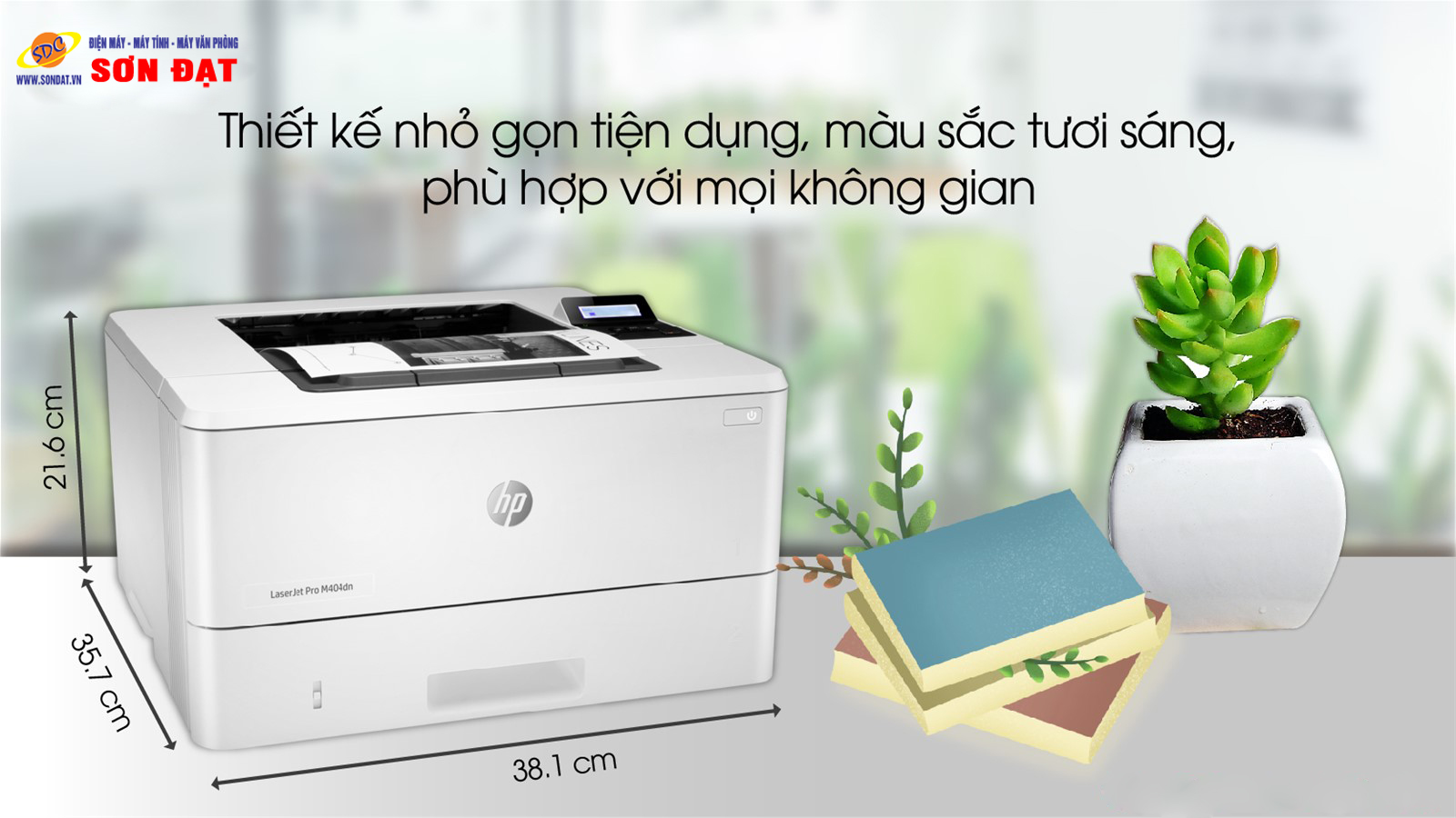 Máy in HP LaserJet Pro M404 được thiết kế để cho phép bạn tập trung thời gian vào nơi hiệu quả nhất – giúp phát triển doanh nghiệp của bạn và đi trước đối thủ. 