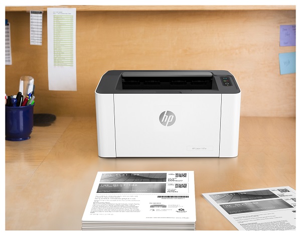 HP 107W - 4ZB78A có thiết kế phù hợp mọi không gian