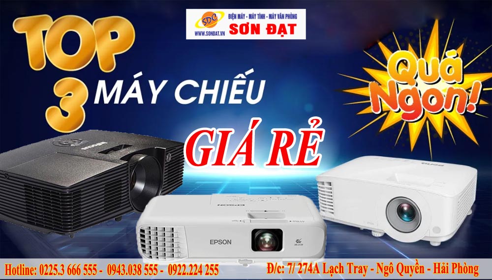 Top 3 máy chiếu văn phòng giá rẻ tốt nhất hiện nay đang được giới văn phòng ưu chuộng