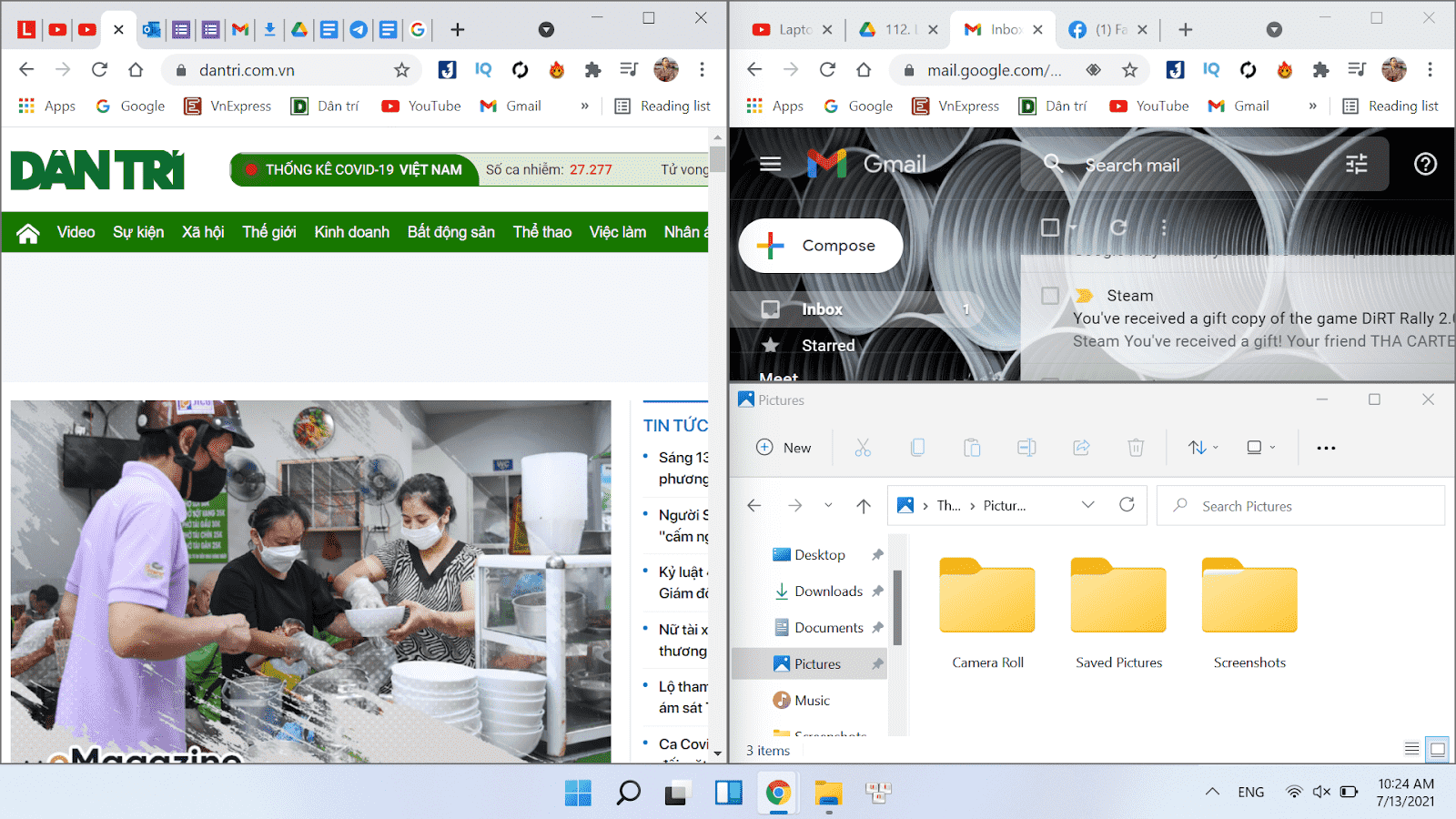 Taskbar được tối ưu hóa cho thao tác cảm ứng- Sơn Đạt.,JSC