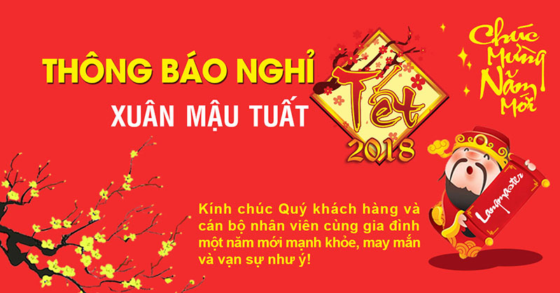 Lịch Nghỉ Tết Nguyên đán Mậu Tuất 2018