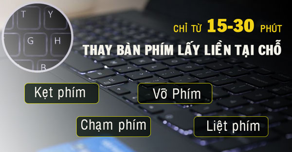 Địa chỉ thay bàn phím laptop chất lượng, uy tín số 1 Hải Phòng