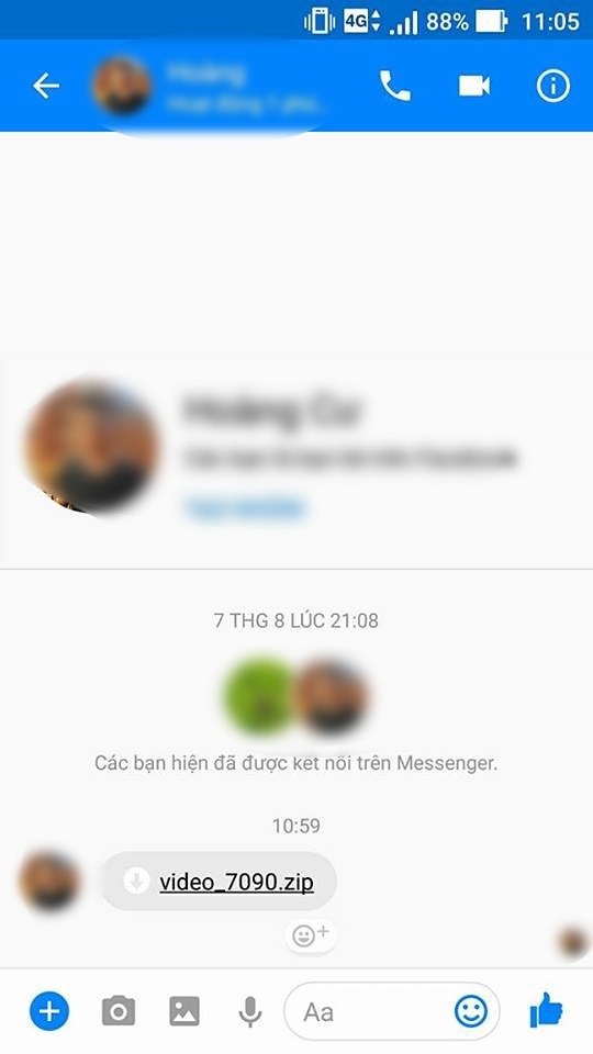 Cách diệt virus tập nén video đang lan truyền qua Facebook Messenger