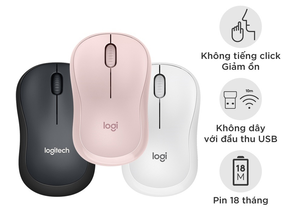 Sơn Đạt.,JSC phân phối chính hãng Logitech M220 tại Hải Phòng