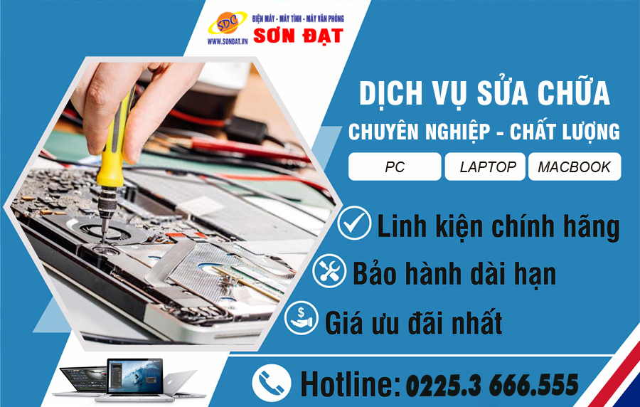 Địa chỉ sửa chữa laptop chất lượng số 1 Hải Phòng