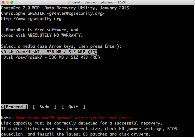 khoi phuc the nho photorec Hướng dẫn cách khôi phục dữ liệu, hình ảnh trong thẻ nhớ SD, microSD