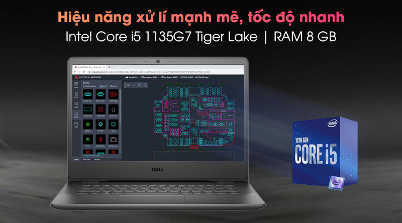 Dell Vostro 3500 Core ™ i5 chính hãng, giá tốt tại Sơn Đạt.,JSC