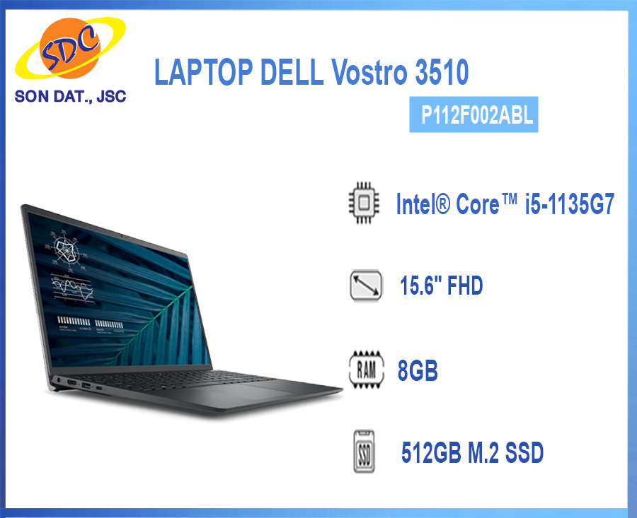 Dell Vostro 3510 P112F002ABL uy tín, giá tốt tại Sơn Đạt.,JSC