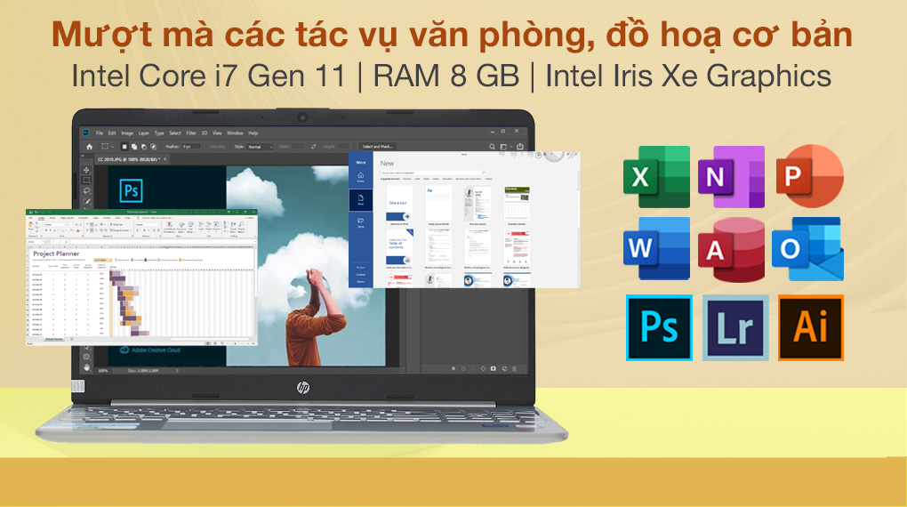 HP 15s-fq2558TU 46M26PA- Laptop chuyên đồ họa, kỹ thuật tuyệt vời nhất 