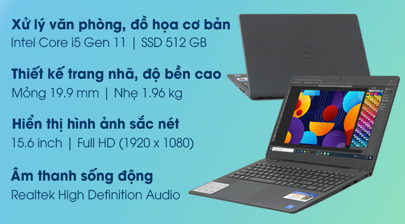 Dell Inspiron N3501B P90F005 uy tín, chất lượng tại Hải Phòng