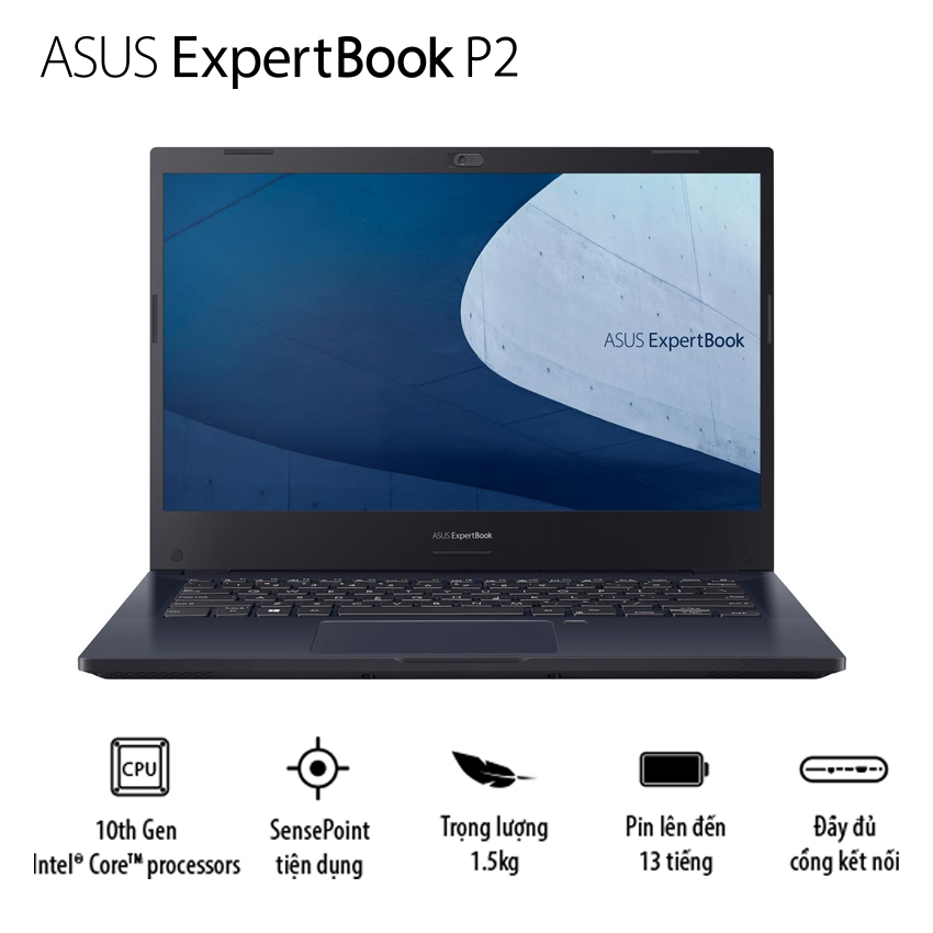 Asus ExpertBook P2451FA   Gọn nhẹ - Hiệu năng cao - Thời lượng pin khủng