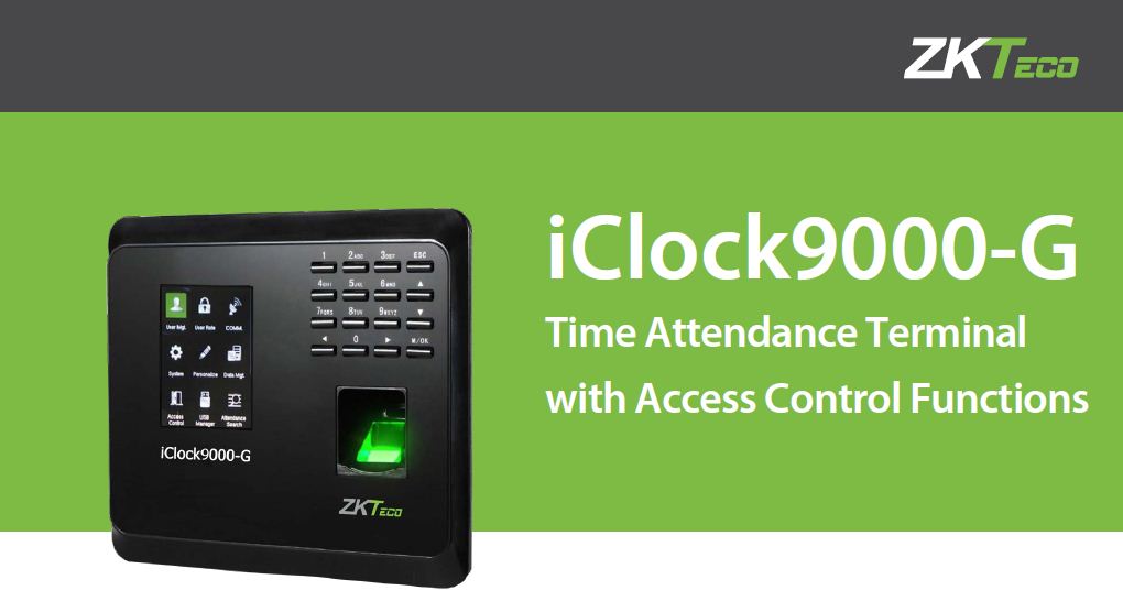 Máy chấm công Iclock 9000-G chính hãng, giá rẻ tại Sơn Đạt.,JSC