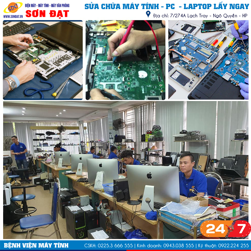 Sơn Đạt JSC thay màn hình laptop uy tín 