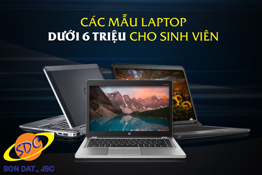 Laptop giá rẻ dưới 6 triệu tại Sơn Đạt.,jsc