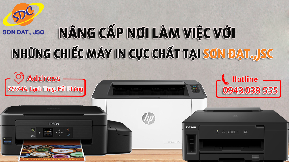 Nâng cấp nơi làm việc với những chiếc máy in cực chất tại Sơn Đạt.,JSC