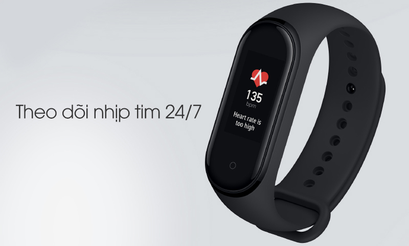 Chế độ đo nhịp tim trên Mi Band 4