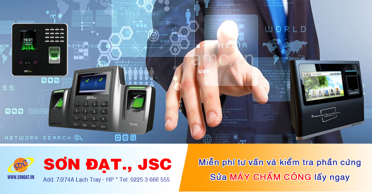 Sửa máy chấm công giá rẻ tại Hải Phòng