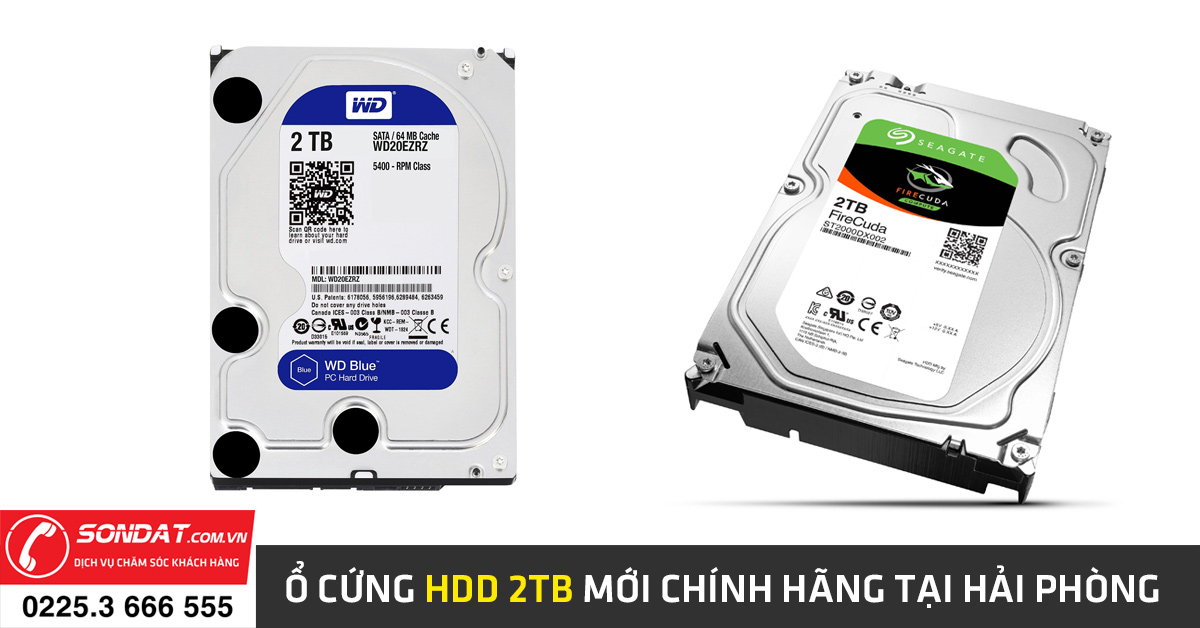 ổ cứng hdd 2tb chính hãng