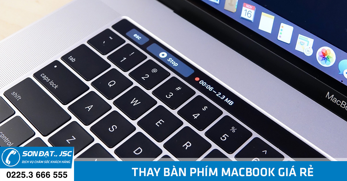 thay bàn phím macbook