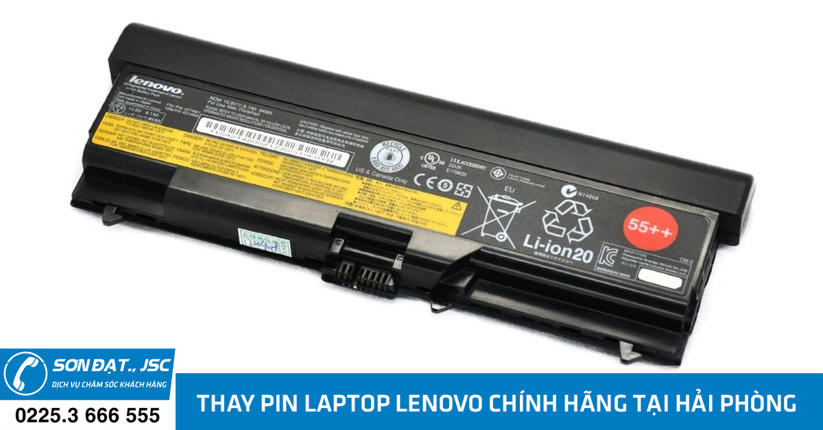 thay pin laptop lenovo