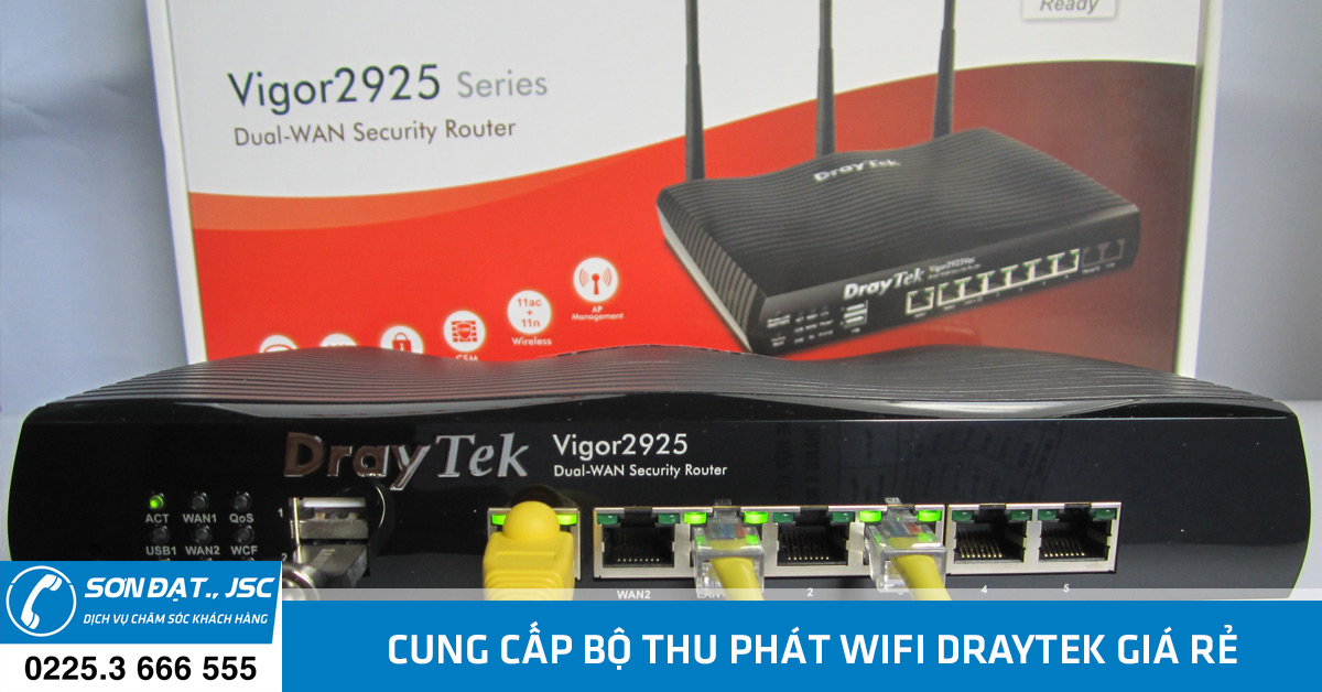 cung cấp bộ thu phát wifi DrayTek