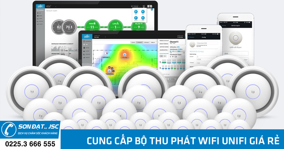 cung cấp bộ thu phát wifi unifi