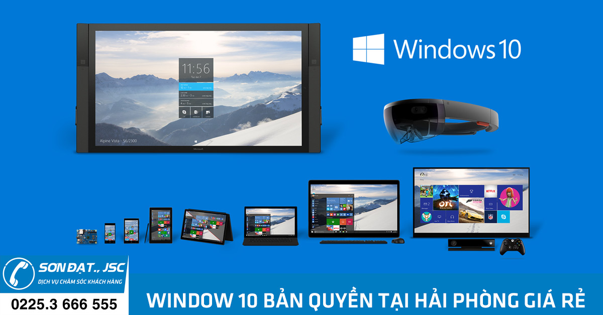 cài đặt window 10 bản quyền