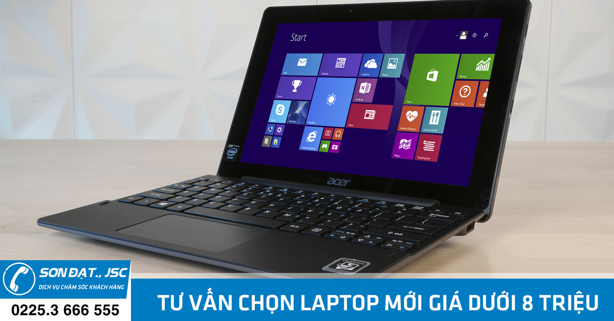 laptop dưới 8 triệu