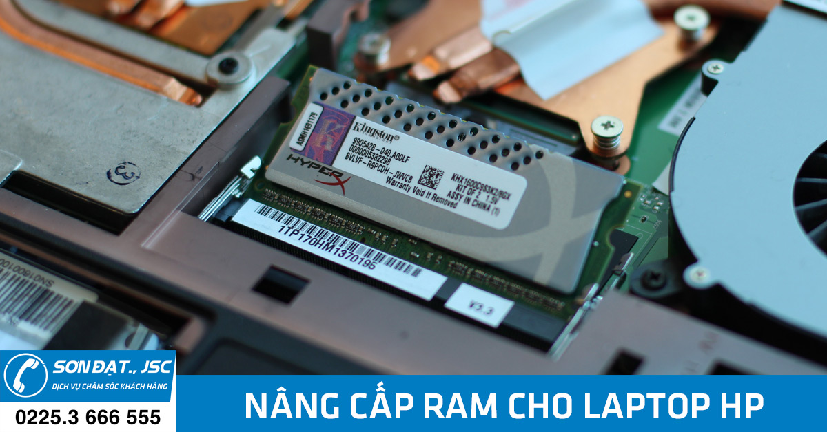 nâng cấp ram cho laptop hp