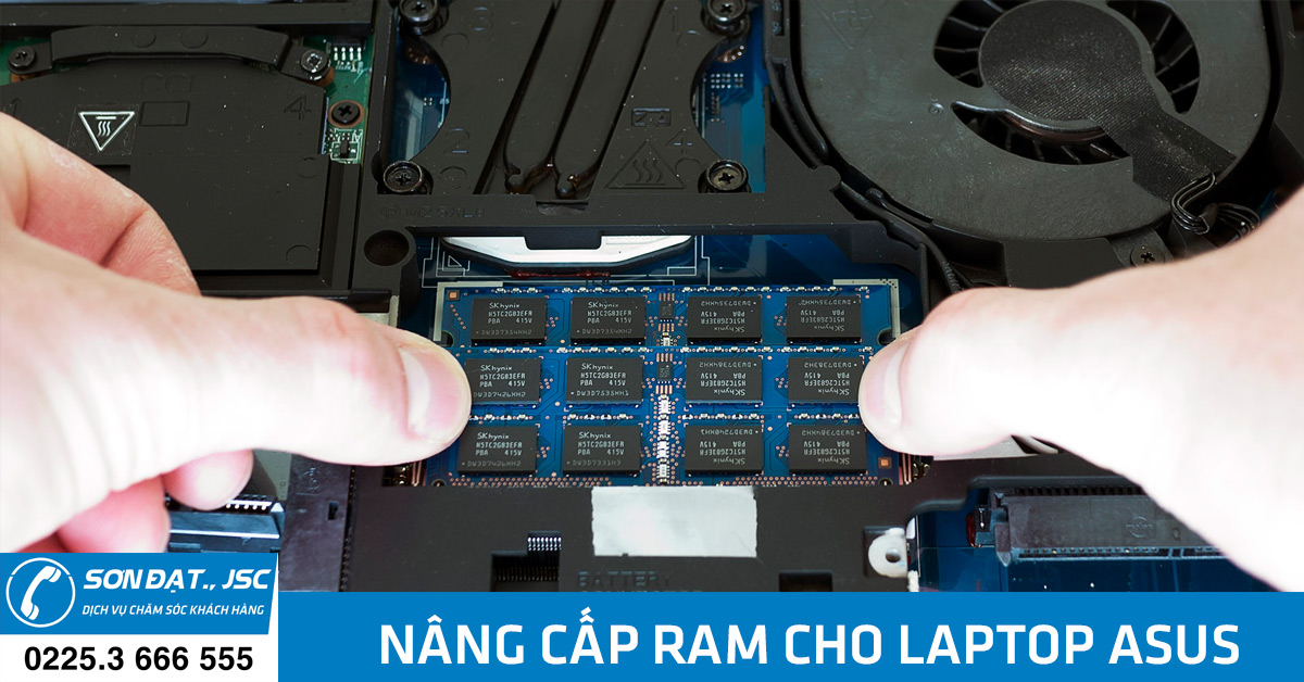 nâng cấp ram cho laptop asus