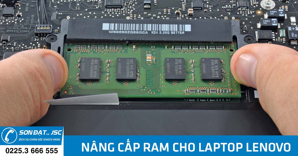 nâng cấp ram cho laptop lenovo