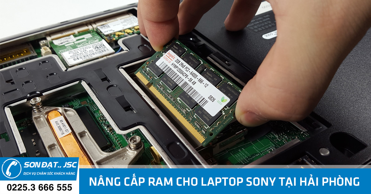 nâng cấp ram cho laptop sony