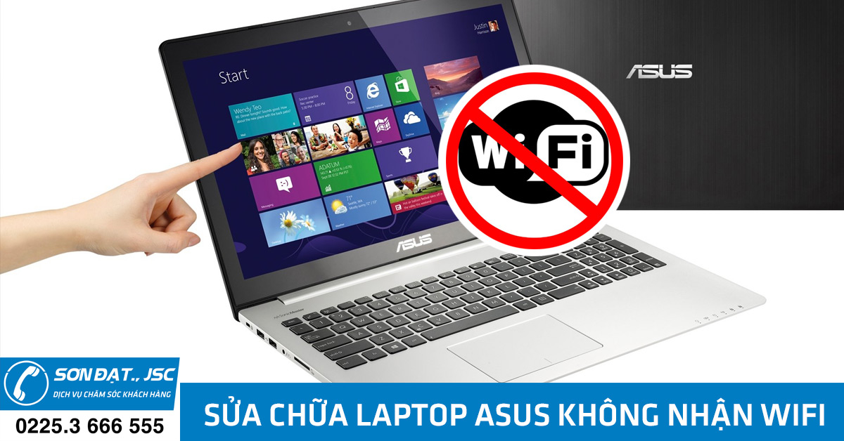 sửa chữa laptop Asus không nhận wifi