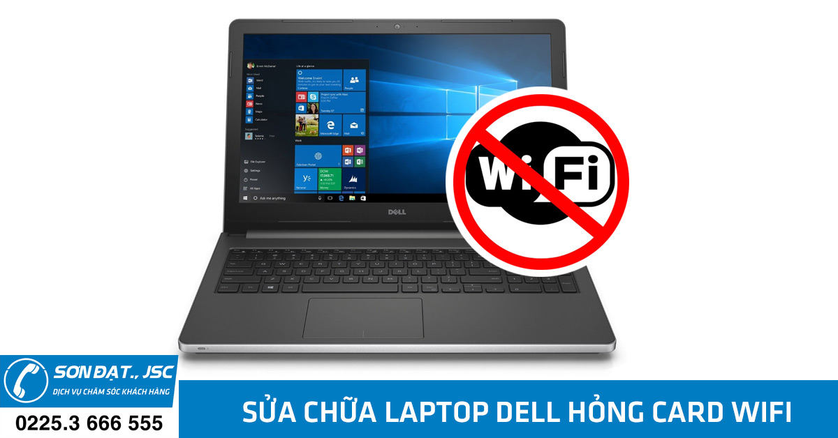 sửa laptop Dell hỏng wifi