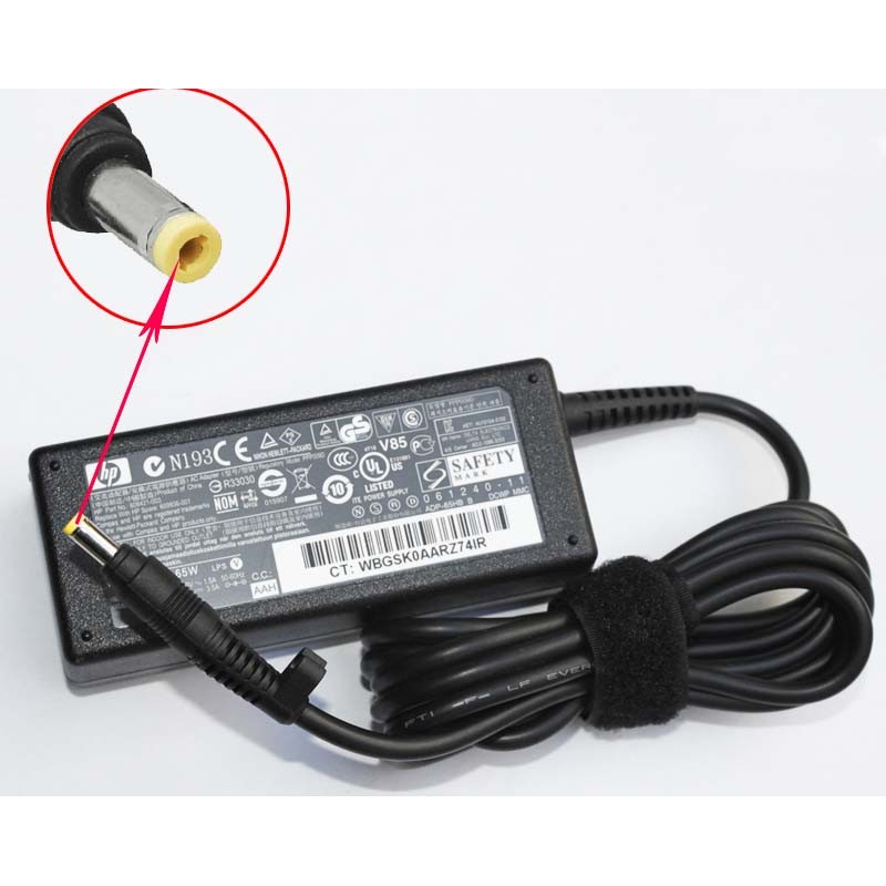 Adapter Notebook HP 18.5V - 3.5A OEM chân tròn nhỏ