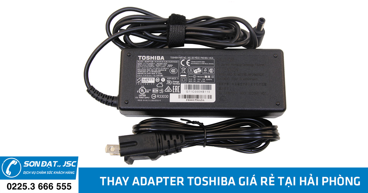 thay adapter cho laptop toshiba