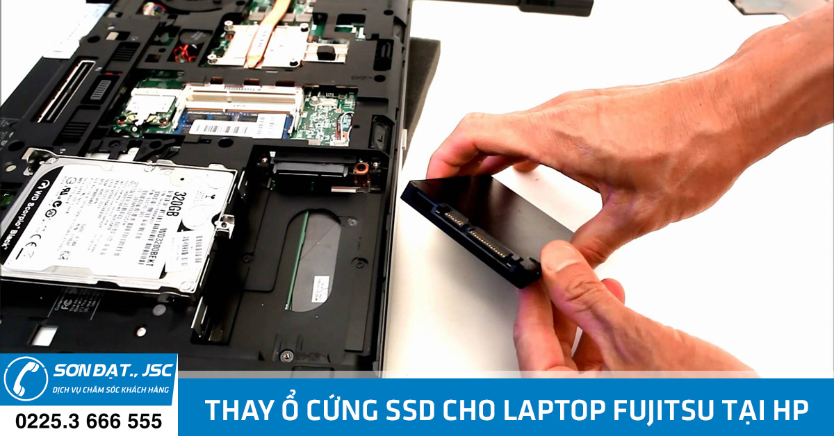 thay ổ cứng ssd cho laptop fujitsu