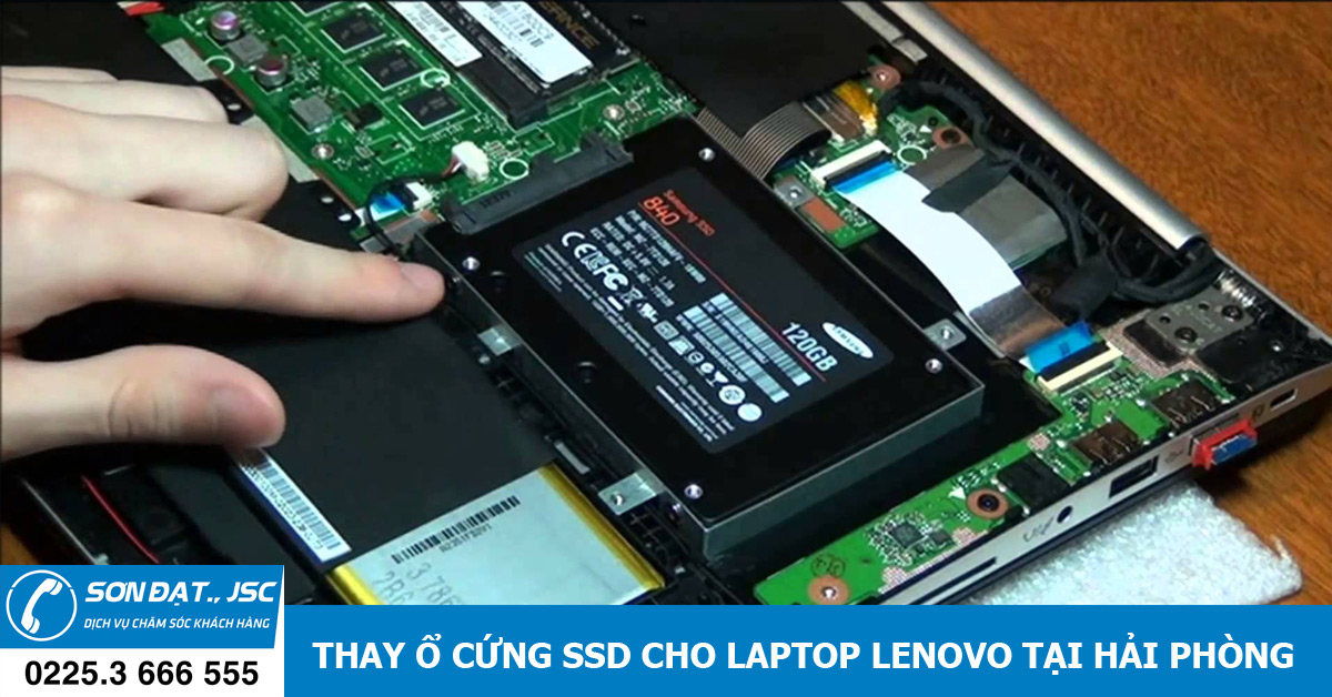 thay ổ cứng ssd cho laptop lenovo