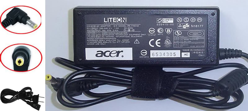 Adapter Notebook Acer 19V - 3.42 A Zin