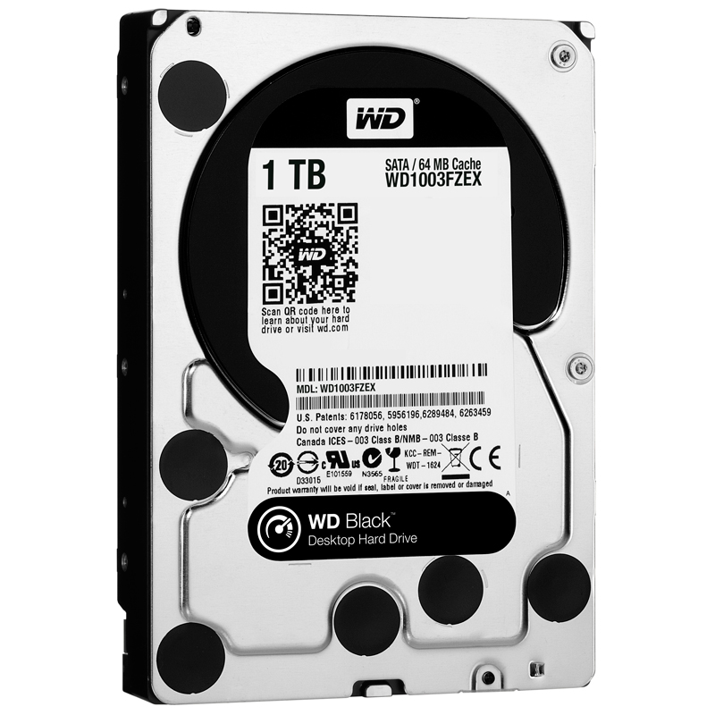 HDD PC 1TB Western Sata Black