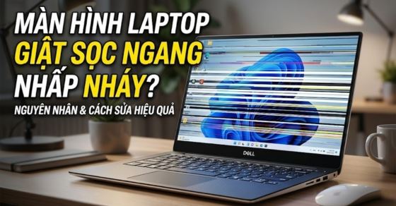 Sửa Lỗi Màn Hình Laptop Bị Giật Sọc Ngang Nhấp Nháy Tại Nhà – Hướng Dẫn Chi Tiết Từ A–Z