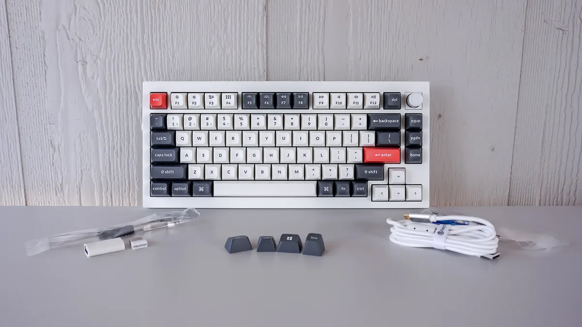 Trên tay Keychron Q1 Ultra: Layout 75% gọn gàng, 8K polling rate, pin trâu gần 4 tháng, giá 5.9 triệu